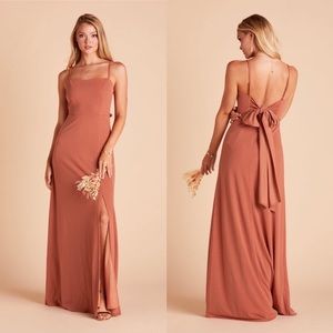 BIRDY GREY Benny Crepe Terracotta Tie-back Maxi Dress 🌿